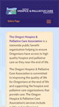 Mobile Screenshot of oregonhospice.org